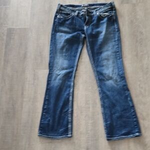 Silver Jeans Dark Blue Flare Women's Jeans